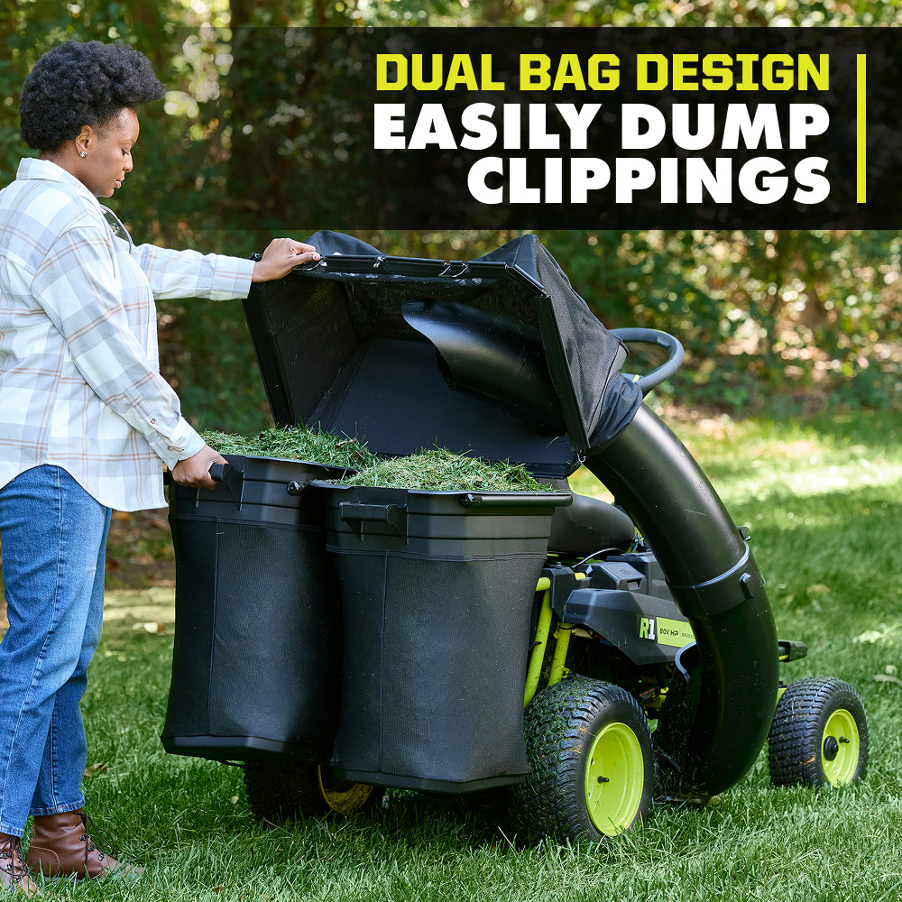 30″ BAGGER FOR RIDING MOWER | RYOBI