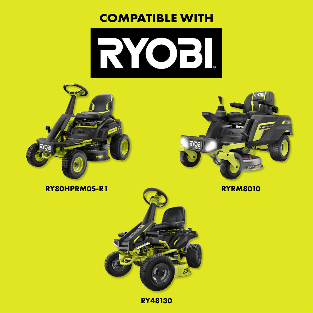 30″ BATTERY RIDING MOWER REPLACEMENT BLADES | RYOBI