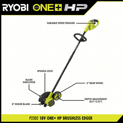 18V ONE+ HP BRUSHLESS EDGER | RYOBI