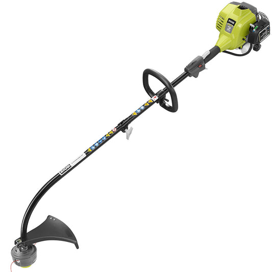 2 CYCLE FULL CRANK ATTACHMENT CAPABLE CURVED SHAFT STRING TRIMMER | RYOBI