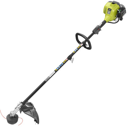 2 CYCLE FULL CRANK ATTACHMENT CAPABLE STRAIGHT SHAFT STRING TRIMMER | RYOBI