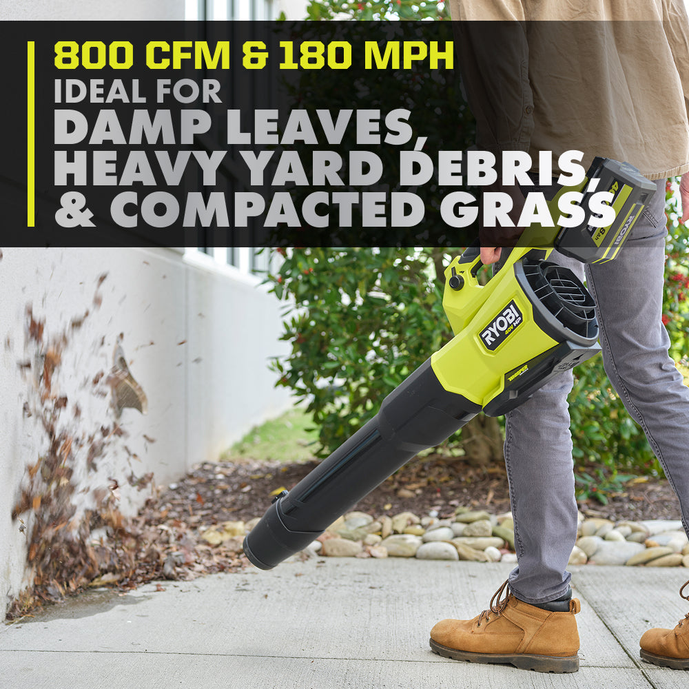 40V HP BRUSHLESS 800 CFM WHISPER SERIES BLOWER KIT | RYOBI