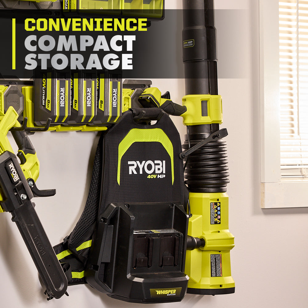 40V HP BRUSHLESS 850 CFM BACKPACK BLOWER KIT | RYOBI