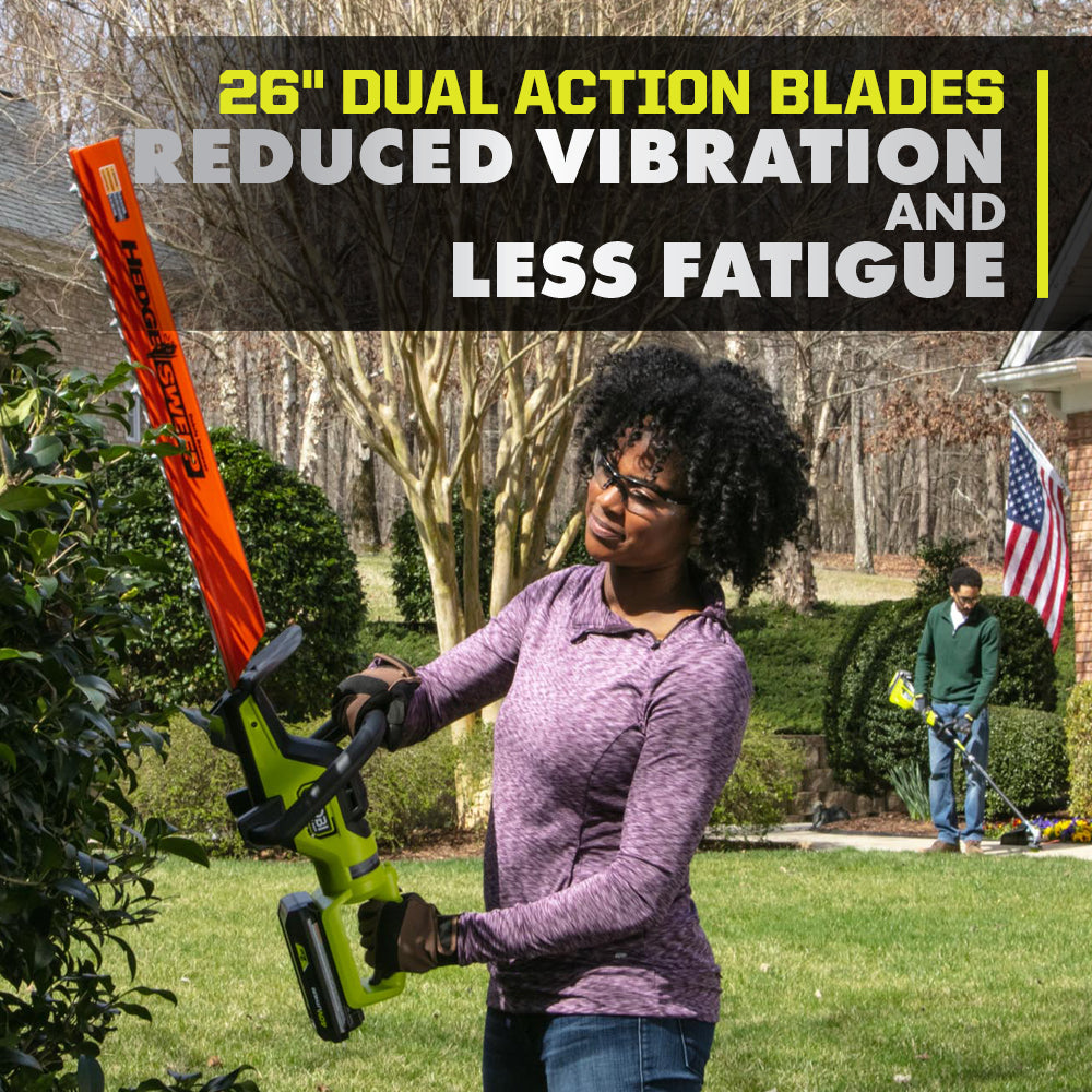 40V HP BRUSHLESS 26″ HEDGE TRIMMER | RYOBI