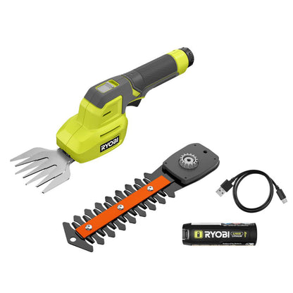 USB LITHIUM SHEAR SHRUBBER KIT | RYOBI