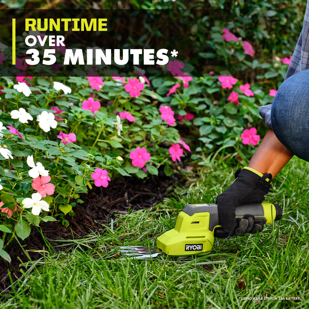 USB LITHIUM SHEAR SHRUBBER KIT | RYOBI