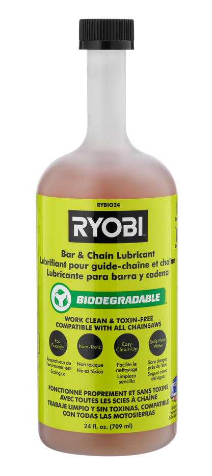 24 OZ. BIODEGRADABLE BAR AND CHAIN OIL | RYOBI