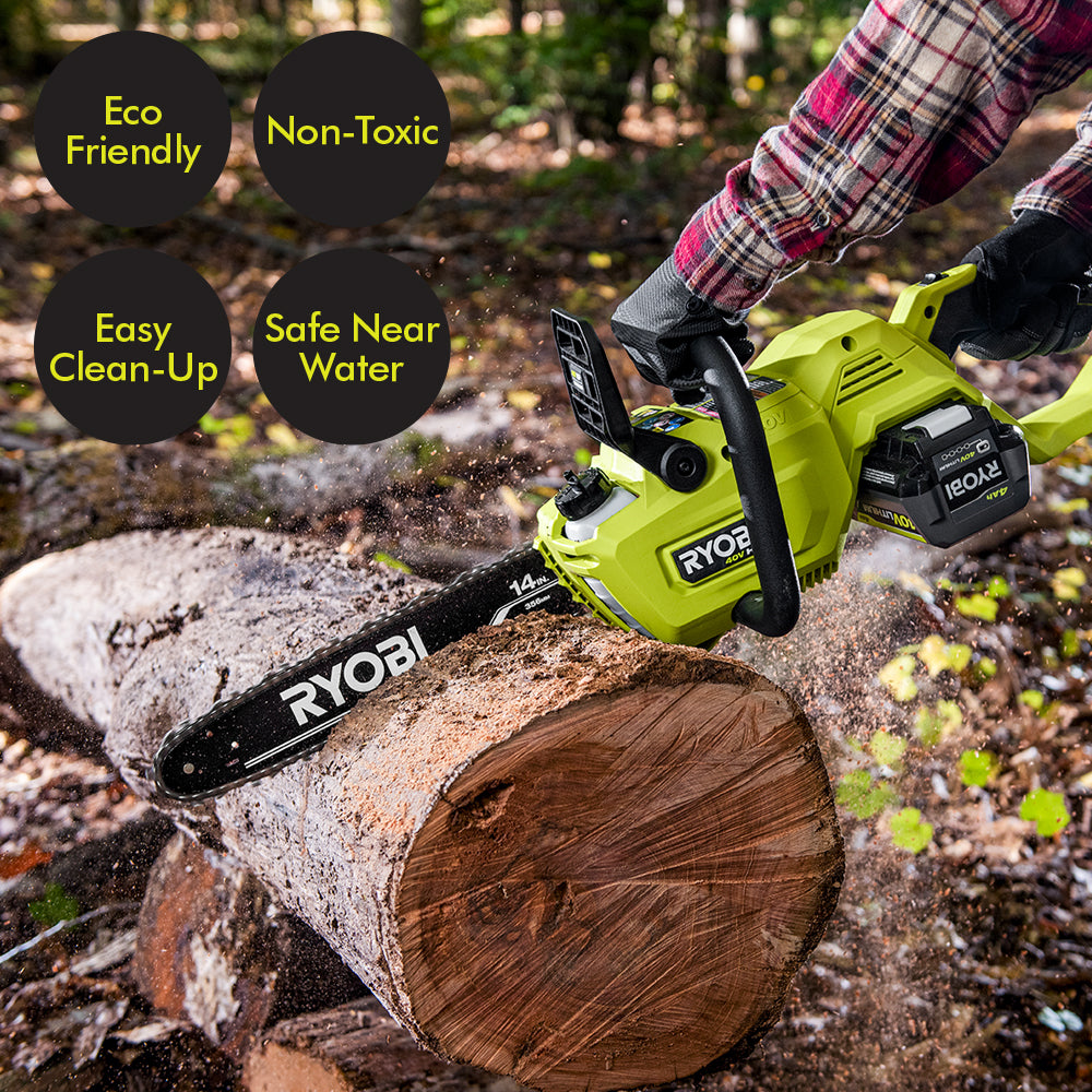 24 OZ. BIODEGRADABLE BAR AND CHAIN OIL | RYOBI