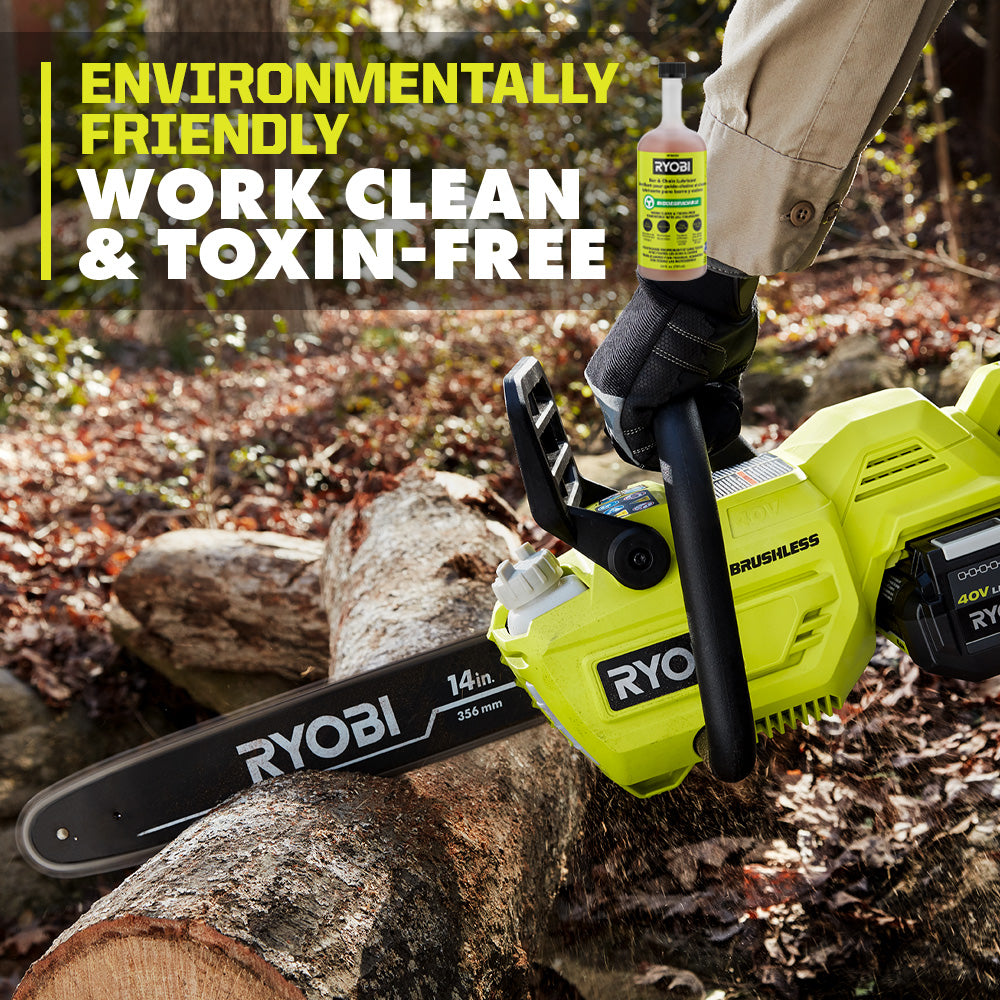 24 OZ. BIODEGRADABLE BAR AND CHAIN OIL | RYOBI