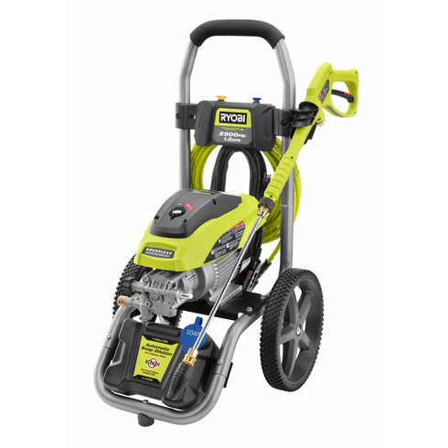 BRUSHLESS 2500 PSI ELECTRIC PRESSURE WASHER WITH FREE 12″ 2300 PSI SURFACE CLEANER | RYOBI
