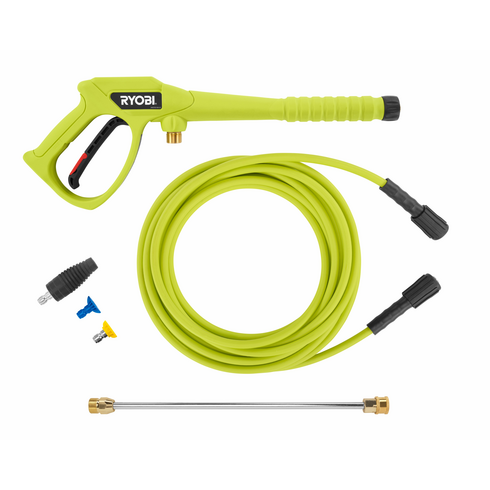 BRUSHLESS 2500 PSI ELECTRIC PRESSURE WASHER WITH FREE 12″ 2300 PSI SURFACE CLEANER | RYOBI