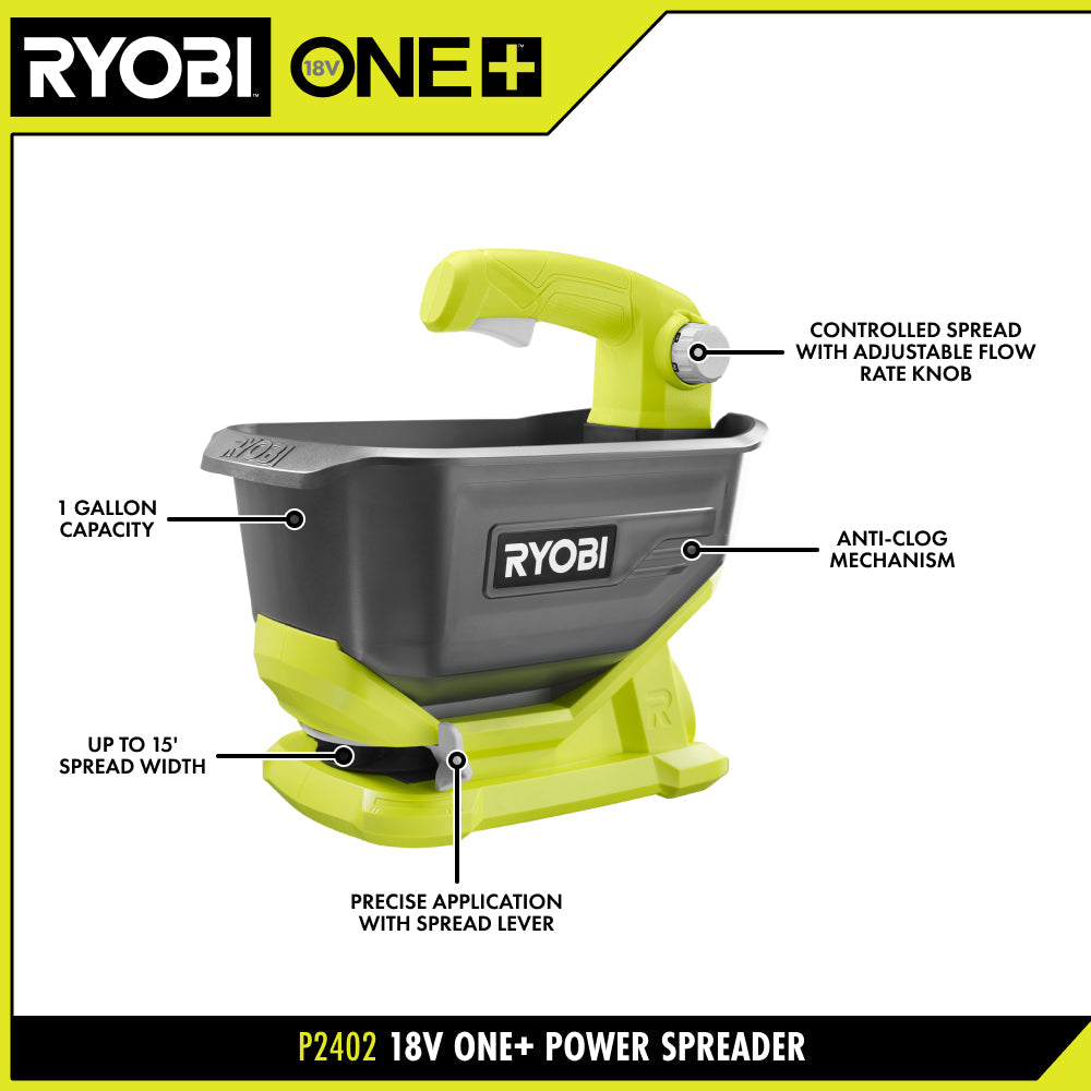18V ONE+ POWER SPREADER KIT | RYOBI