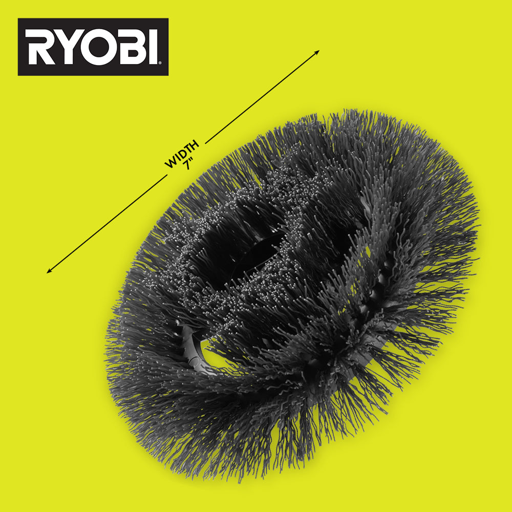 7″ VORTEX HARD BRISTLE BRUSH | RYOBI