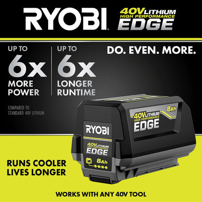 40V 8AH LITHIUM HIGH PERFORMANCE EDGE BATTERY | RYOBI