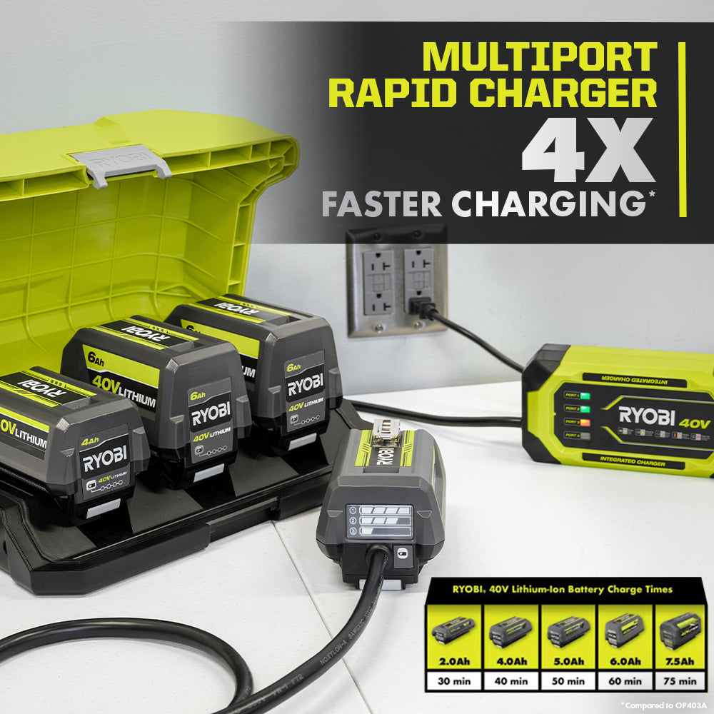 40V BACKPACK POWER SUPPLY/CHARGER | RYOBI