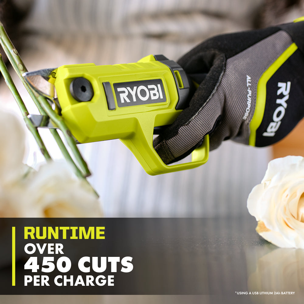 USB LITHIUM PRUNING SHEARS KIT | RYOBI