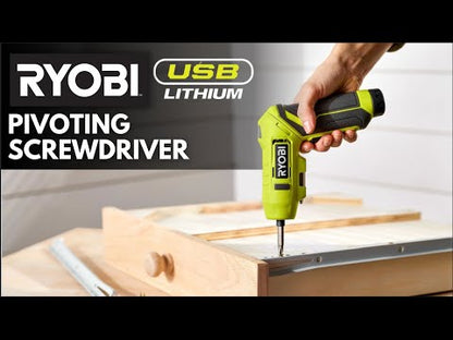 USB LITHIUM SCREWDRIVER KIT | RYOBI