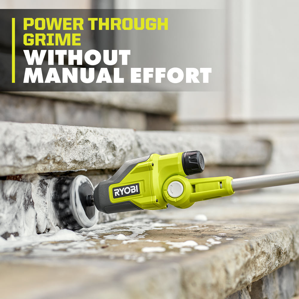 USB LITHIUM TELESCOPING POWER SCRUBBER KIT | RYOBI
