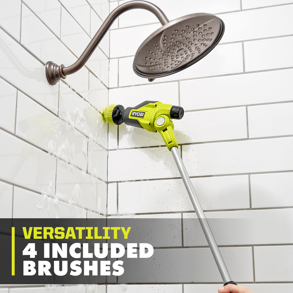USB LITHIUM TELESCOPING POWER SCRUBBER KIT | RYOBI