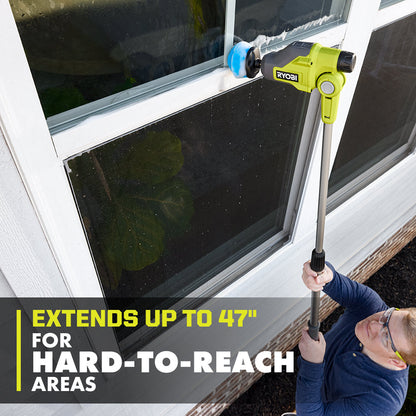 USB LITHIUM TELESCOPING POWER SCRUBBER KIT | RYOBI