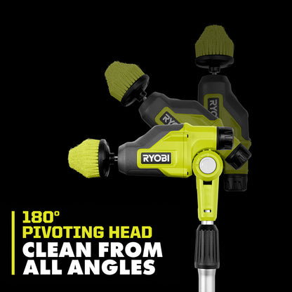 USB LITHIUM TELESCOPING POWER SCRUBBER KIT | RYOBI