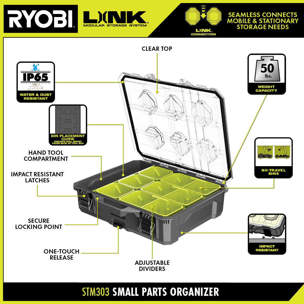 LINK SMALL PARTS ORGANIZER | RYOBI