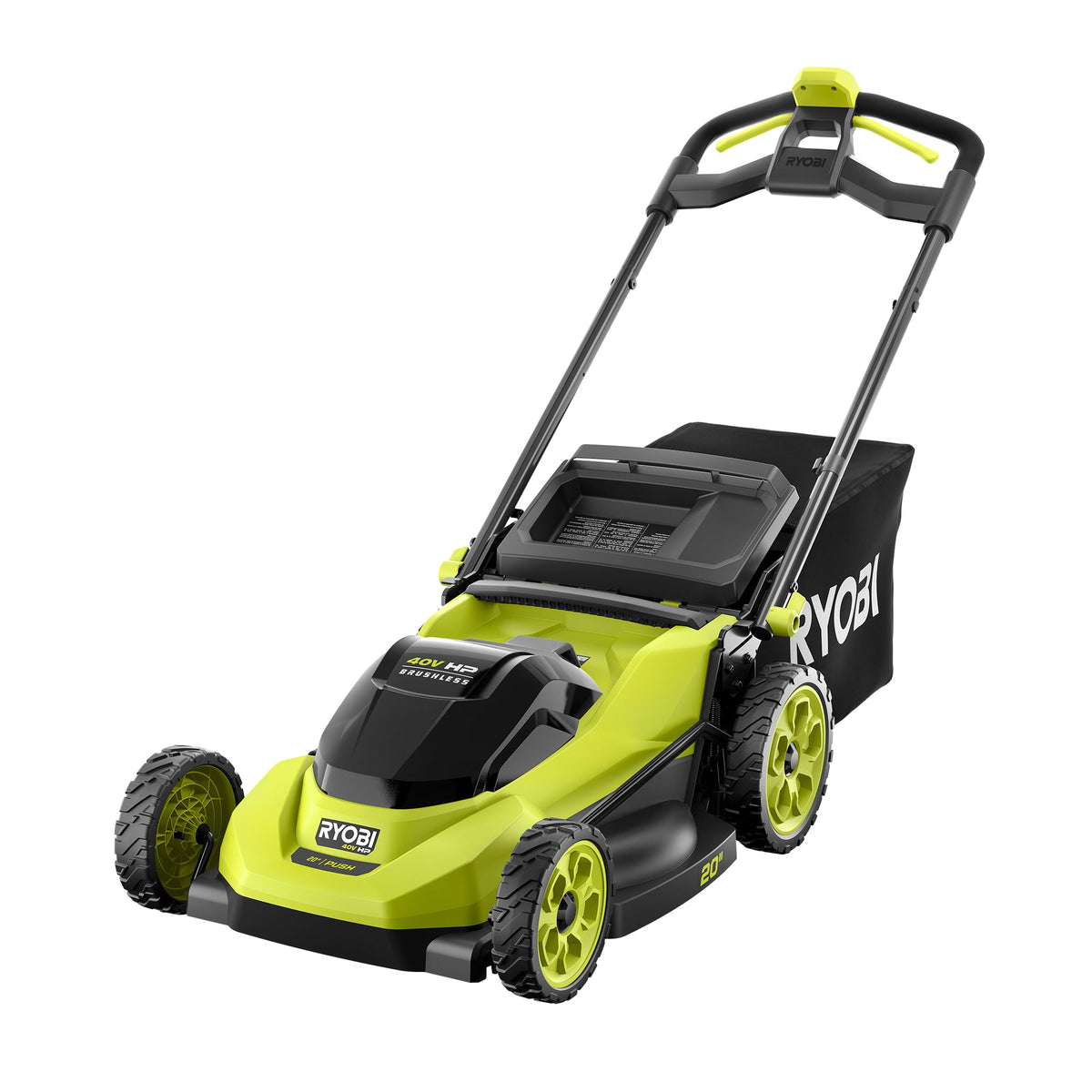 40V HP BRUSHLESS 20″ PUSH MOWER | RYOBI