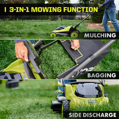 40V HP BRUSHLESS 20″ PUSH MOWER KIT | RYOBI
