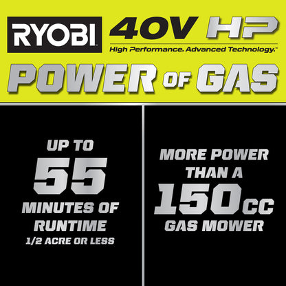 40V HP BRUSHLESS 20″ SELF-PROPELLED MULTI-BLADE MOWER KIT | RYOBI