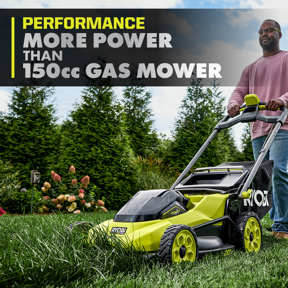 40V HP BRUSHLESS 20″ SELF-PROPELLED MULTI-BLADE MOWER KIT | RYOBI