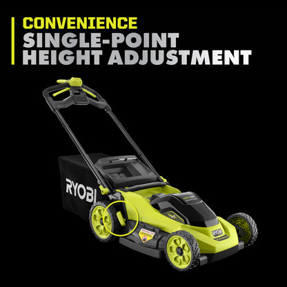 40V HP BRUSHLESS 20″ SELF-PROPELLED MULTI-BLADE MOWER KIT | RYOBI