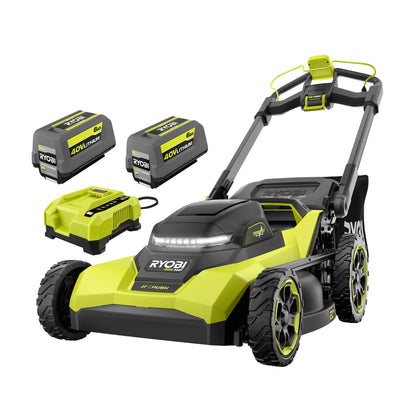 40V HP BRUSHLESS 21″ PUSH MULTI-BLADE MOWER KIT | RYOBI