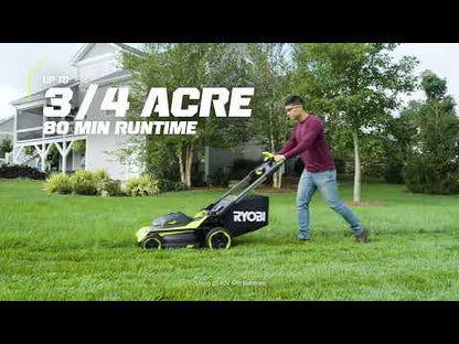 40V HP BRUSHLESS 21″ PUSH MULTI-BLADE MOWER KIT | RYOBI