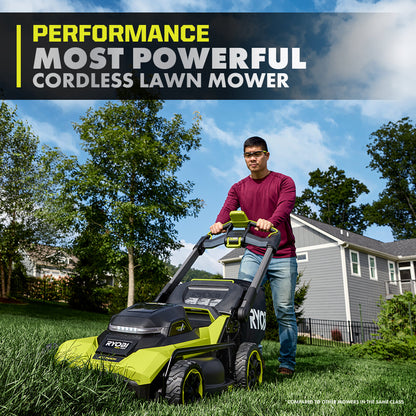 40V HP BRUSHLESS 21″ PUSH MULTI-BLADE MOWER KIT | RYOBI