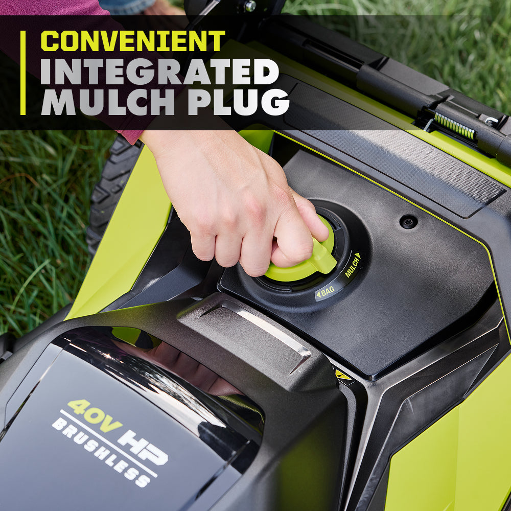 40V HP BRUSHLESS 21″ PUSH MULTI-BLADE MOWER KIT | RYOBI