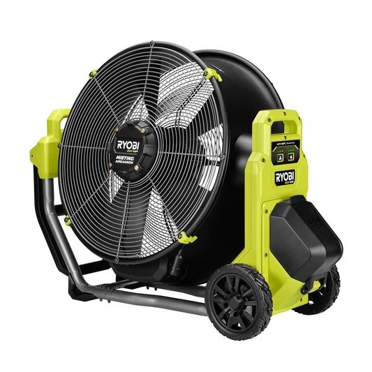 40V HP BRUSHLESS HYBRID 18″ MISTING AIR CANNON | RYOBI