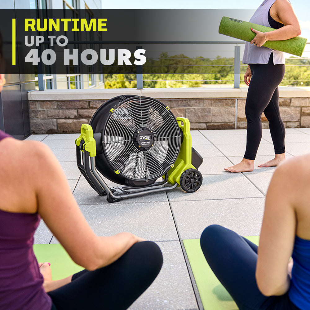 40V HP BRUSHLESS HYBRID 18″ MISTING AIR CANNON | RYOBI