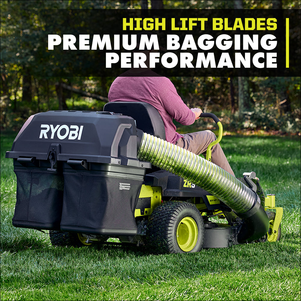 42?? ZTR HIGH LIFT BAGGING BLADES | RYOBI
