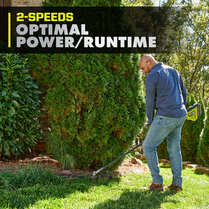 40V HP BRUSHLESS 16″ ATTACHMENT CAPABLE STRING TRIMMER KIT | RYOBI