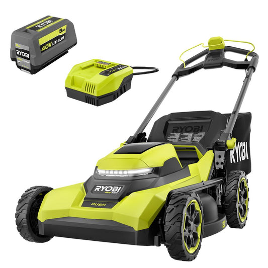 40V HP BRUSHLESS 21″ PUSH MOWER KIT | RYOBI
