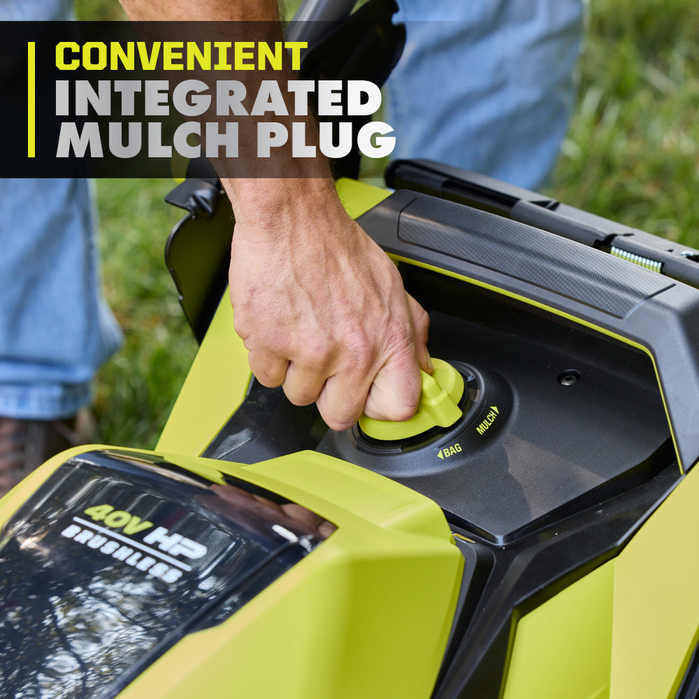 40V HP BRUSHLESS 21″ PUSH MOWER KIT | RYOBI