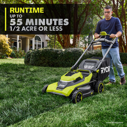 40V HP BRUSHLESS 21″ PUSH MOWER KIT | RYOBI