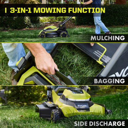 40V HP BRUSHLESS 21″ PUSH MOWER KIT | RYOBI
