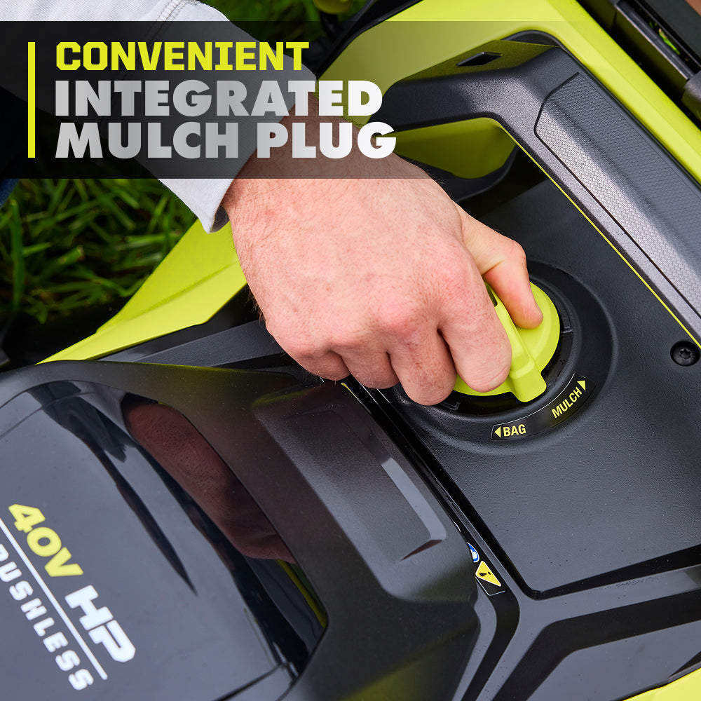 40V HP BRUSHLESS 21″ SELF-PROPELLED ALL-WHEEL DRIVE MULTI-BLADE MOWER KIT | RYOBI