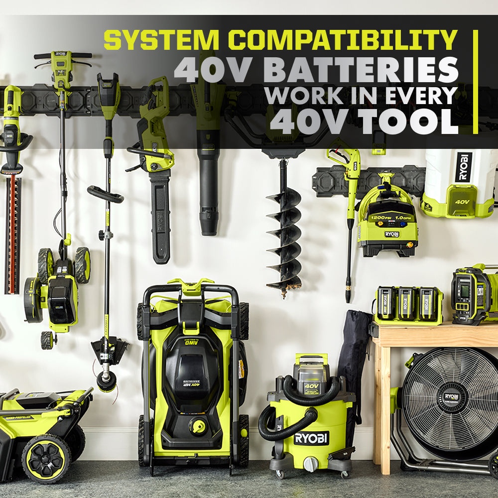 40V HP BRUSHLESS 21″ SELF-PROPELLED ALL-WHEEL DRIVE MULTI-BLADE MOWER KIT | RYOBI