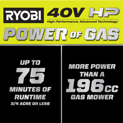 40V HP BRUSHLESS 21″ SELF-PROPELLED ALL-WHEEL DRIVE MULTI-BLADE MOWER KIT | RYOBI