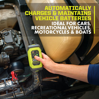 6V/12V 2 AMP BATTERY CHARGER & MAINTAINER | RYOBI