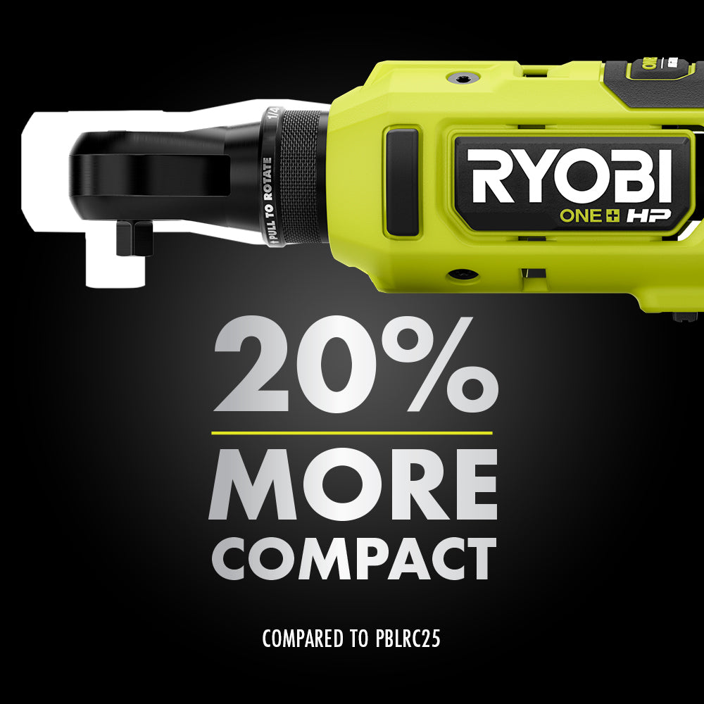 18V ONE+? HP COMPACT BRUSHLESS 3/8″ HIGH SPEED RATCHET KIT | RYOBI