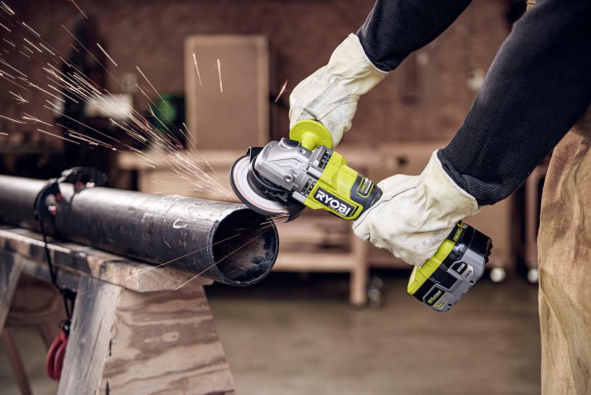 18V ONE+ HP BRUSHLESS 4-1/2″ ANGLE GRINDER/CUT-OFF TOOL | RYOBI