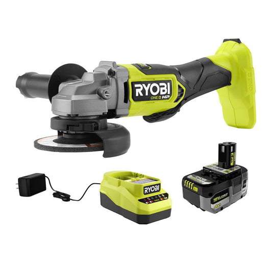 18V ONE+ HP BRUSHLESS 4-1/2″ ANGLE GRINDER/CUT-OFF TOOL KIT | RYOBI